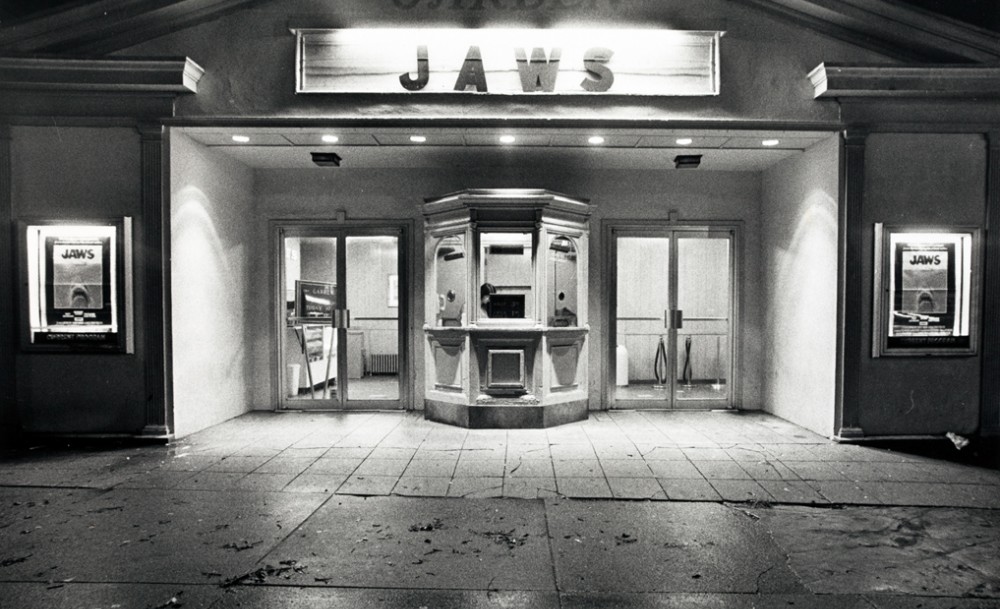 The opening of “Jaws” at the Garden Theater in Princeton, NJ where Peter and Wendy lived for almost 40 years.